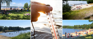 Nu kommer värmeböljan – så varmt är det i vattnet på Eskilstunas badplatser: "Mäts av sensorer"