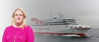 "Gotlands viktigaste fråga, färjetrafiken, lämnar mig ingen ro"