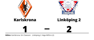 Linköping 2 vann borta mot Karlskrona