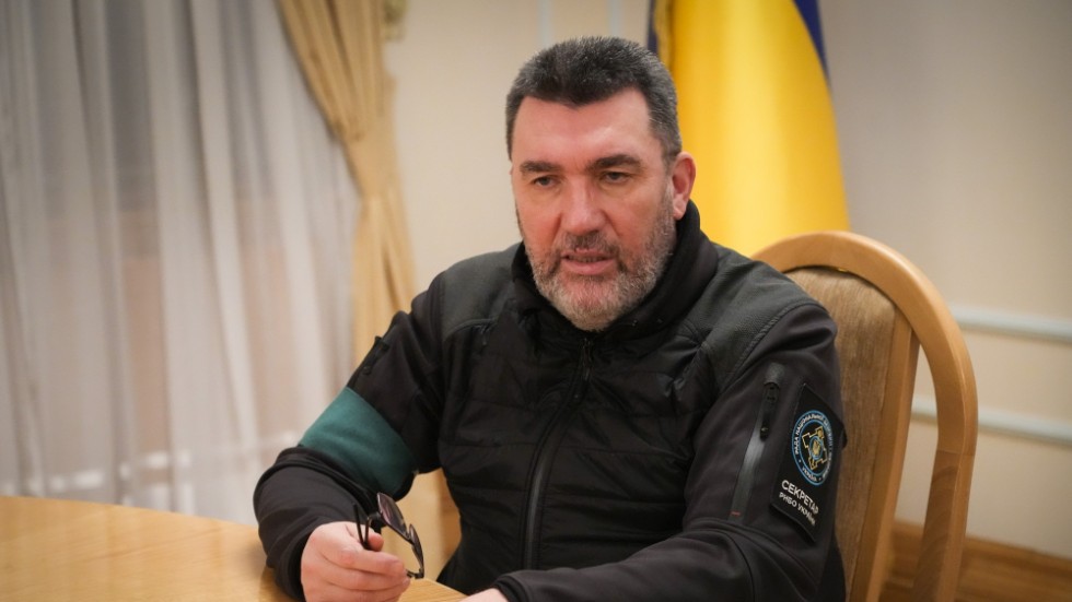 Oleksij Danilov, ledare för Ukrainas nationella säkerhets- och försvarsråd. Arkivbild.