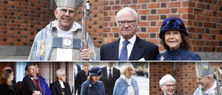Kungaparet kom till Uppsala när nye ärkebiskopen välkomnades • Se alla bilderna från domkyrkan