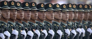 Kina rustar militärt – för att "ta över" Taiwan?