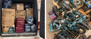 Polisen hittade lastbil med stöldgods för miljoner – tack vare punktering