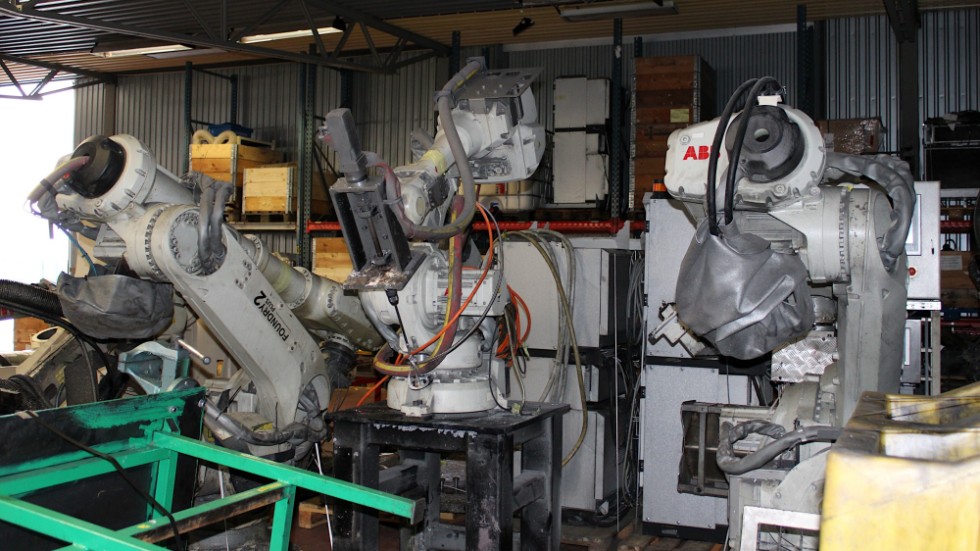 IAC har även köpt begagnade robotar till fabriken i Hultsfred.