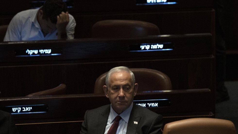 Israels nygamle premiärminister Benjamin Netanyahu.
