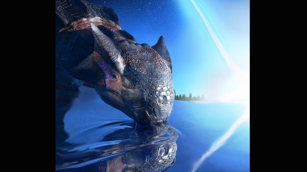 En pansardinosaurie tillhörande släktet Ankylosaurus blir vittne till jordens kollision med en asteroid för 66 miljoner år sedan.