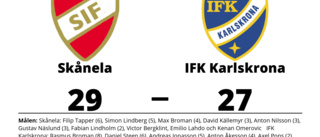 Segerraden förlängd för Skånela - besegrade IFK Karlskrona
