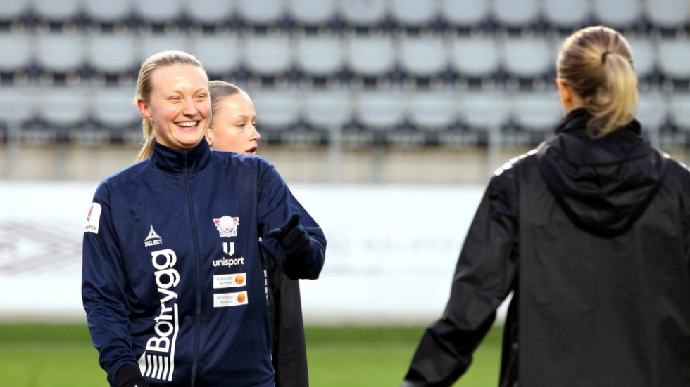 Frida Elofsson fick äntligen göra sin allsvenska debut för LFC när Djurgården kom på besök i tisdags.
