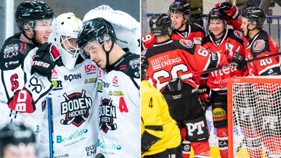 Se slutspelet i Hockeyettan på NSD, Piteå-Tidningen och Norrbottens-Kuriren.