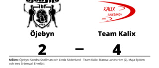 Stark seger för Team Kalix i toppmatchen mot Öjebyn