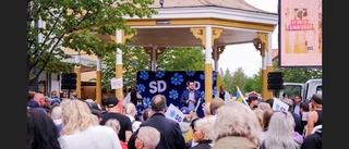 Åkesson möttes av protester i Luleå
