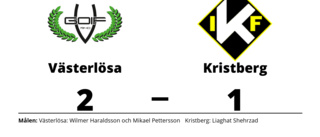 Västerlösa vann mot Kristberg på Kornettevallen