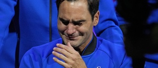 Federers avskedstårar: Kunde inte varit gladare