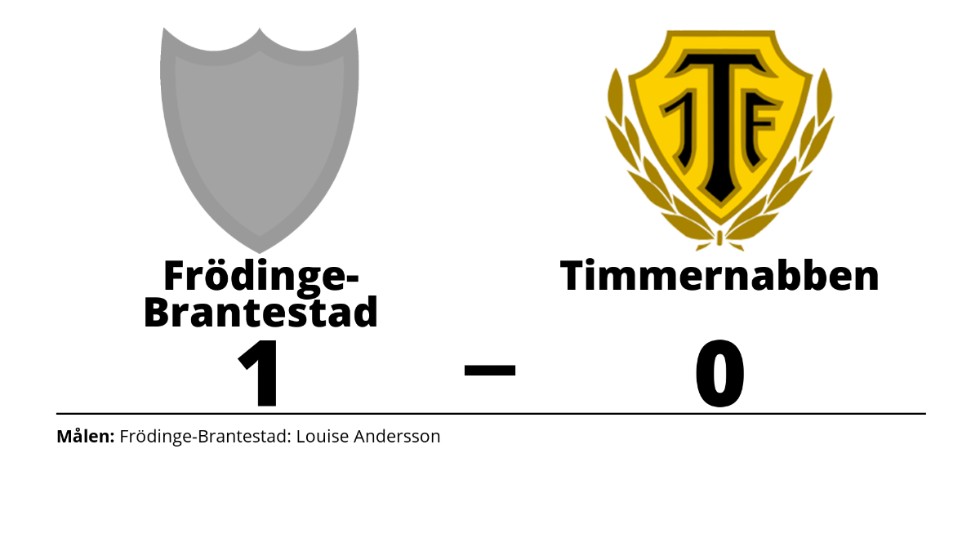 Frödinge-Brantestad SK B (9-m) vann mot Timmernabbens IF