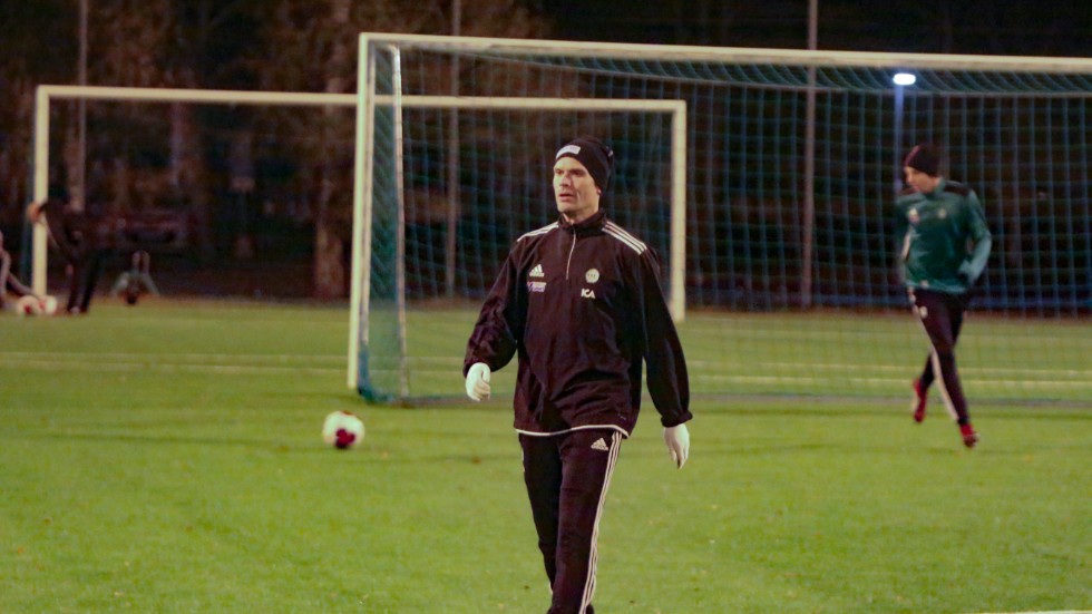 Martin Andersson gjorde sin sista träning som tränare för A-laget i ESK.