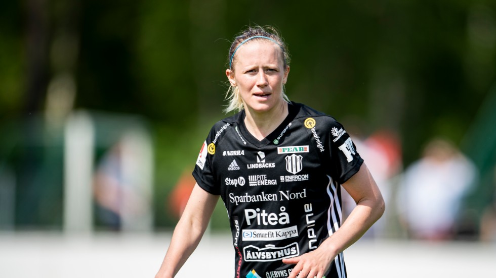 Lena Blomkvist spelar i Piteå IF 2020.