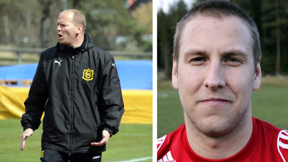 Här är Djursdalas tränarpar 2020: Emil Eklund och Patrik Nilsson. 
