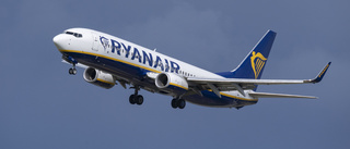 Flera Ryanairplan gick ner i Norrköping