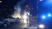 Elva bilar satta i brand i Märsta