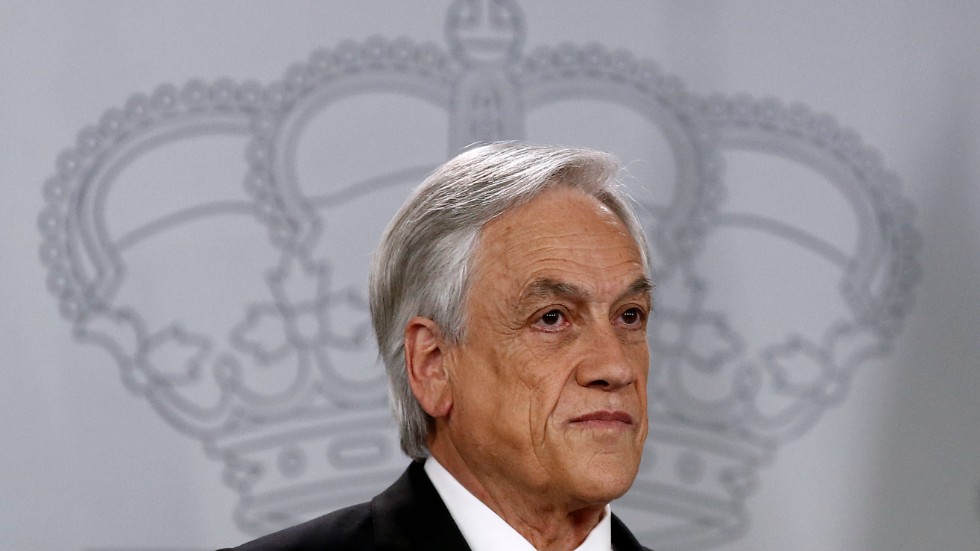 Chiles president Sebastián Piñera. Arkivbild.
