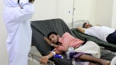 Nödrop från viruskrisen i krigshärjade Jemen