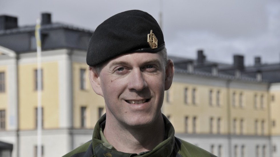 Överste Jonny Lindfors, garnisonschef i Bodens garnison.
