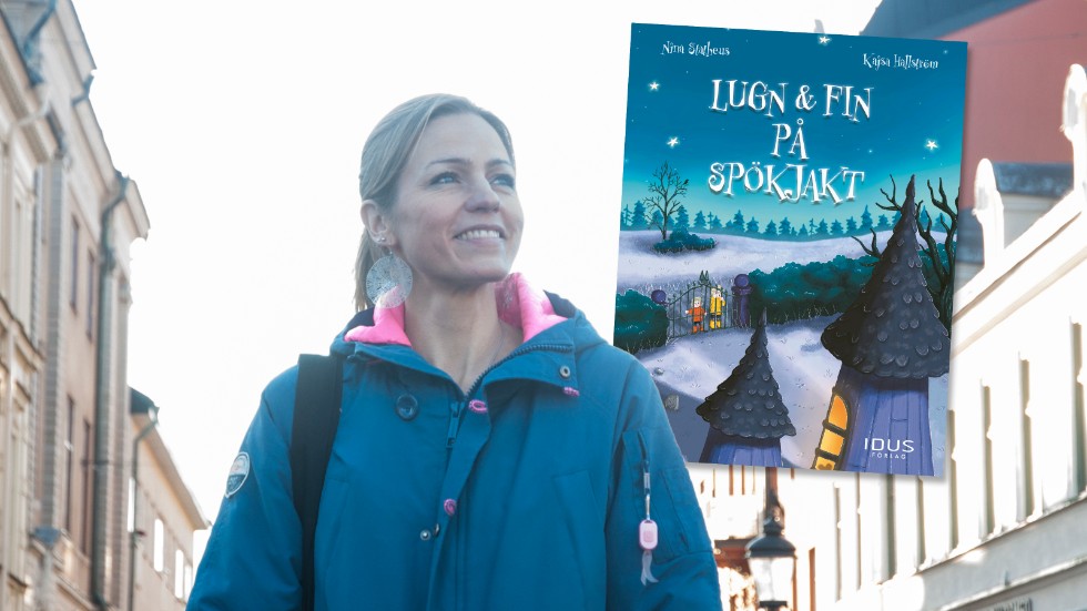 Nyköpingsbon Nina Statheus, uppvuxen i Eskilstuna, debuterar med barnboken "Lugn & Fin på spökjakt".