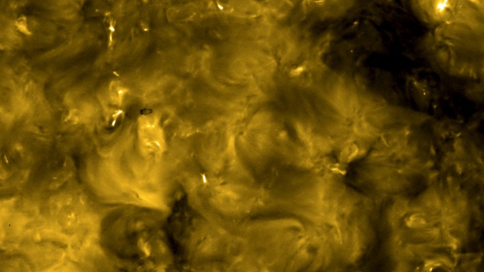 Solens yta fotograferad av sonden Solar Orbiter.