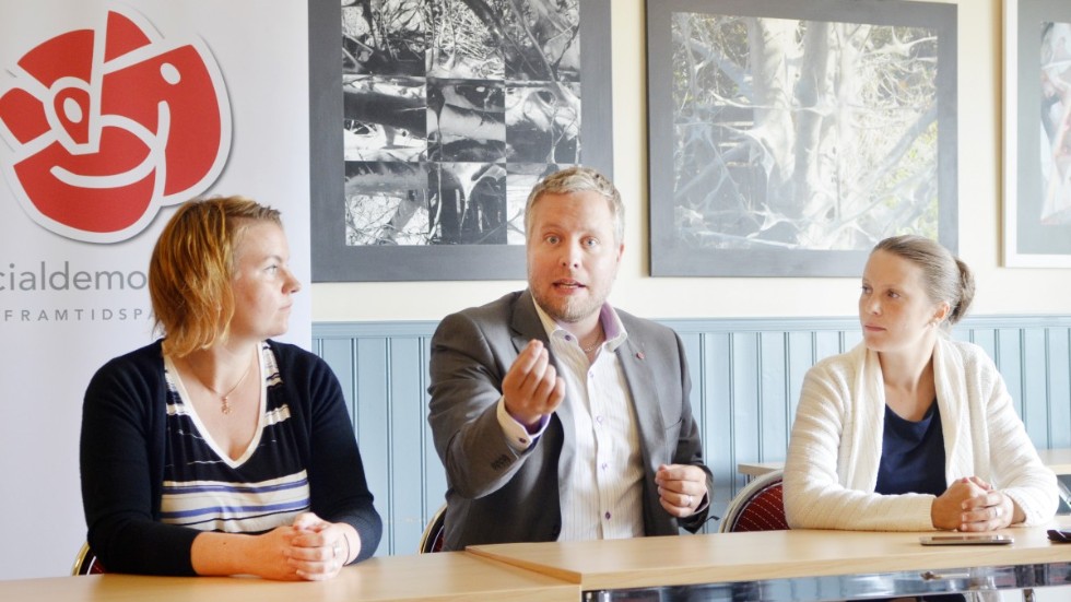 Emilia Töyrä, KIruna, Linus Sköld, Älvsbyn, och Ida Karkiainen, Haparanda, har drivit på för en utbyggnad av YH-utbildningarna i norr.