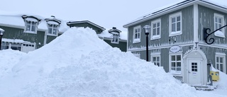 Så påverkade helgens snökaos Piteå