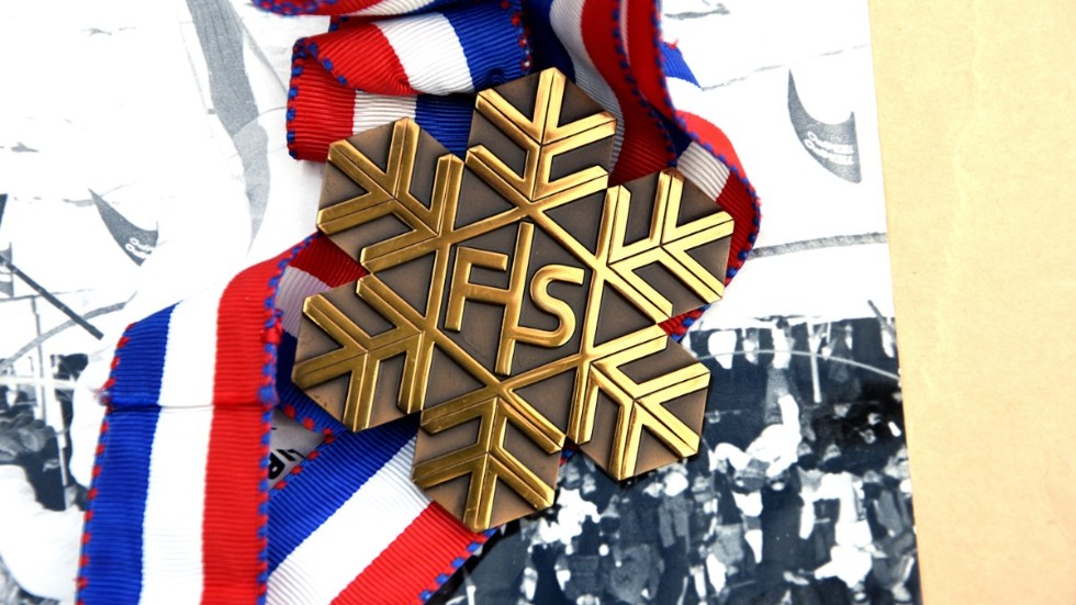 En äkta OS-medalj av valören brons. Den förtjänade Ove Lestander, Antnäs.