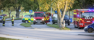 Äldre man påkörd i centrala Visby - förd till sjukhus