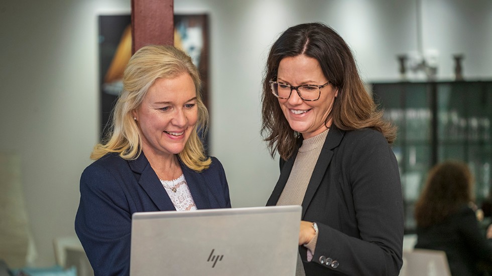 Växande ekonomibyrån Diem firar femton år, och Karin Haeger samt Mia Kaneberg Schön är två av byråns idag 21 medarbetare.
