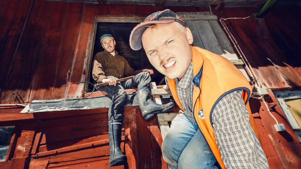 Klas Eriksson och Alfred Svensson utgör tillsammans duon bakom tv-serien Leif och Billy, som nu fått utmärkelsen Årets komedi.
