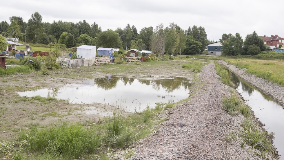 Översvämningsproblemen vid Lasstorp är inte nya. Här en åtta år gammal bild.