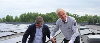 Svedahl invigde solceller: "Det blir framtidens tak"