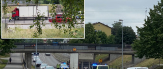 Andra gången i dag: Lastbil fastnade i viadukt – skapade stopp i tågtrafiken