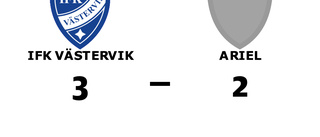 Uddamålsseger när IFK Västervik besegrade Ariel