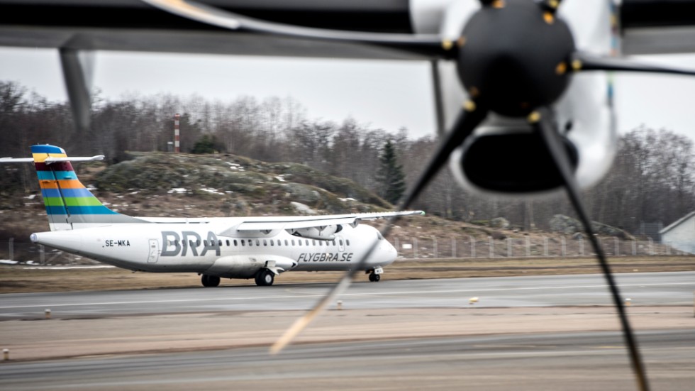 Bland annat flygbolaget BRA har trafikerat Bromma–Visby. Arkivbild.