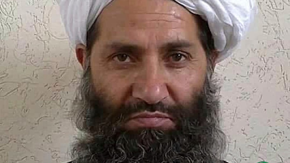 Talibanernas högsta ledare Mawlawi Haibatullah Akhundzada.