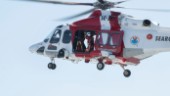 Räddningshelikoptrar övar i Lappland