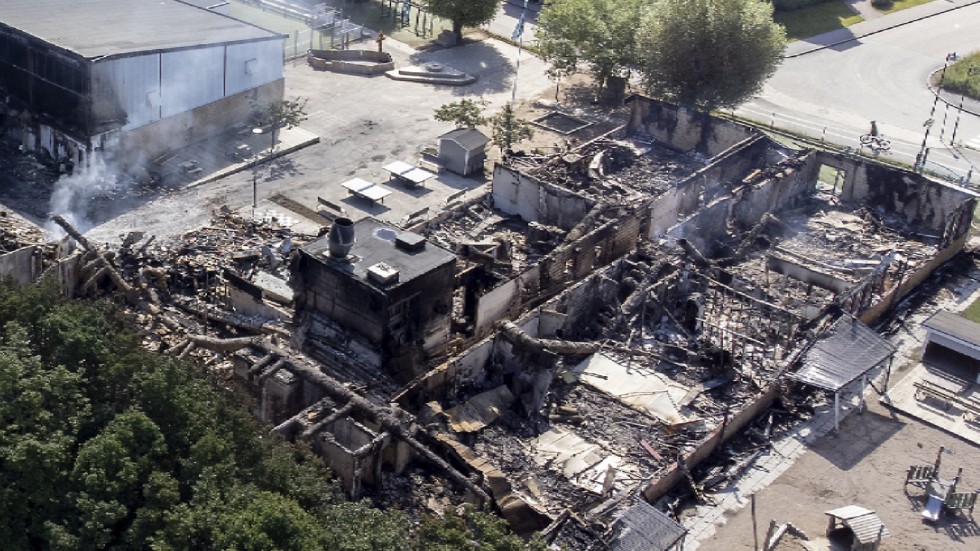 Vittraskolan är en av de skolor i Nyköping som brunnit de senaste åren. Arkivbild