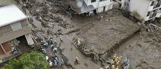 Dödssiffran stiger efter jordskred i Japan