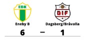 Utklassning när Eneby B besegrade Dagsberg/Bråvalla