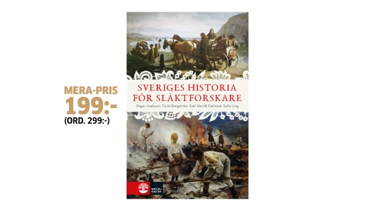 Populära boken "Sveriges historia för släktforskare"