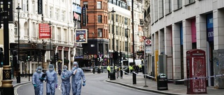 Två poliser knivhuggna i London