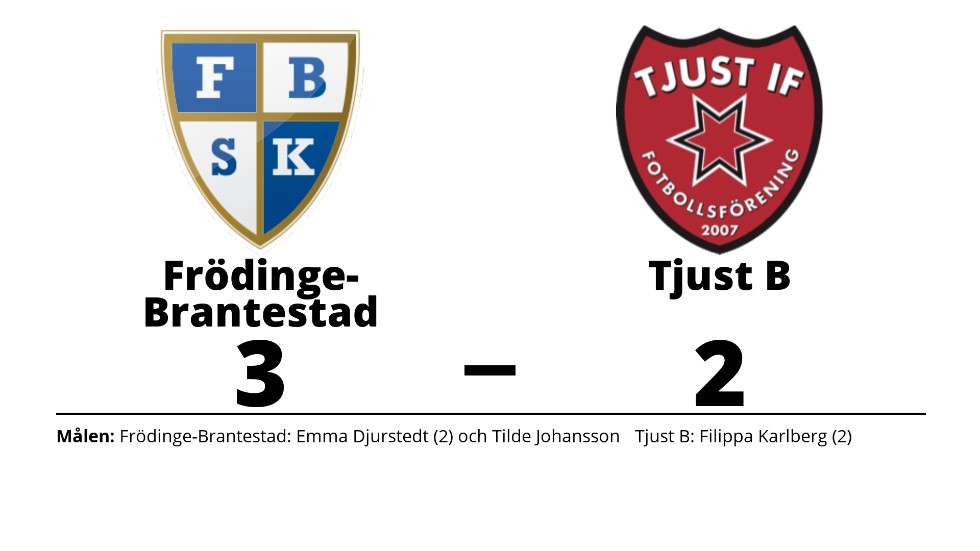 Frödinge-Brantestad SK (9-m) vann mot Tjust IF FF B