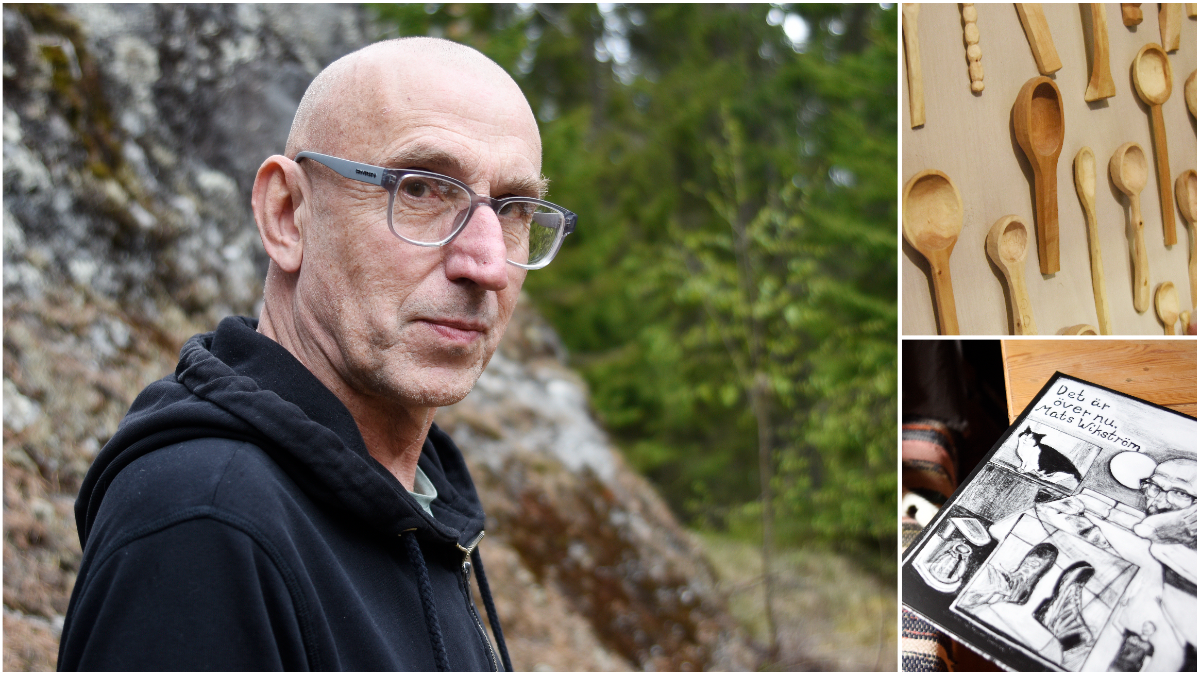 Mats Wikström blev lämnad under arbetet med debutskivan