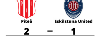 Bortaförlust för Eskilstuna United mot Piteå