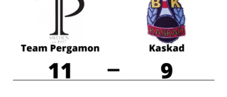 Team Pergamon vann mot Kaskad på hemmaplan
